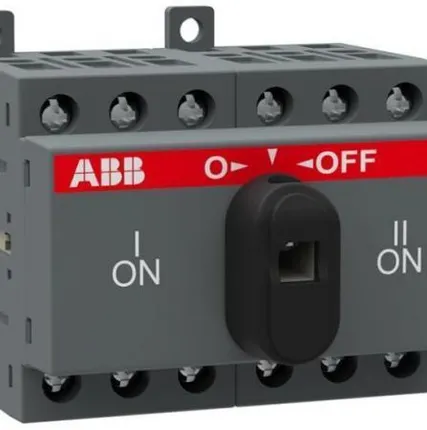 Фото №0 Рубильник реверсивный без ручки OT25F3C 3п 25А 400/750В AC/DC IP20 ABB