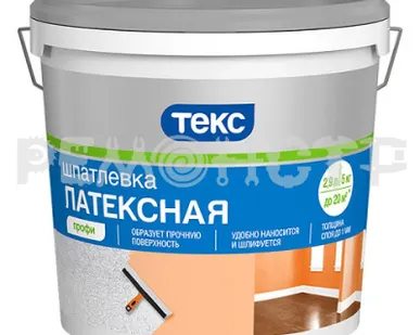 фото Шпатлевка вд вн/раб  5кг ПРОФИ Текс лат (1/25) П