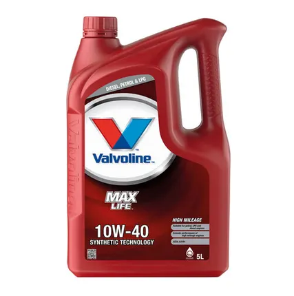Фото №0 Масло моторное п/синт. Valvoline MAXLIFE 10W40 (e5L)