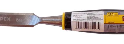 Фото №0 Стамеска TOPEX 15 мм пластм.рукоятка