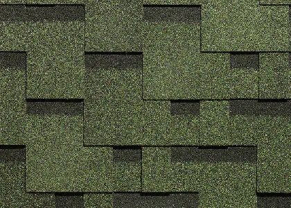 Фото №0 Гибкая черепица Dоcke EUROPA "Матрица" Зеленый, цена за м.кв