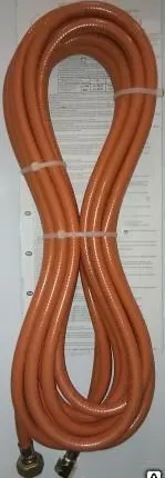 Фото №0 Шланг газовый Kemper 10 м d=8 мм с резьбовым соединением 3/8" на 3/4"