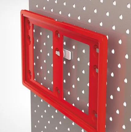 Фото №0 Клипса для крепления рамок на перфорацию