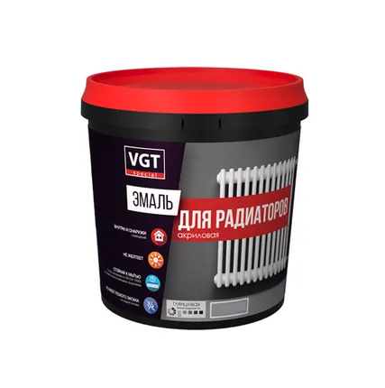 Фото №0 Эмаль для радиаторов "Профи" супербелая RETAIL, 0.5 кг