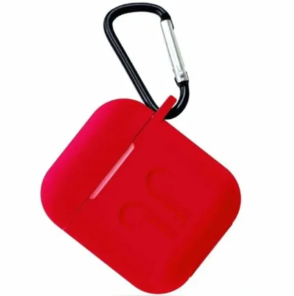Фото №0 Силиконовый чехол Gurdini для AirPods 2 Red