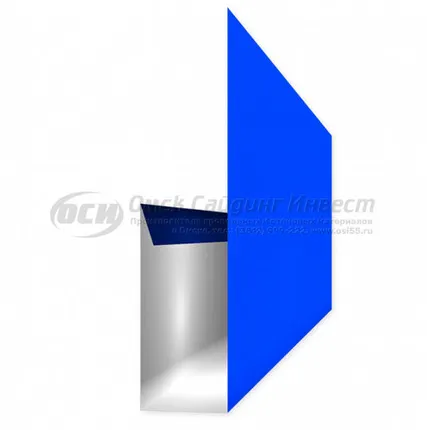 Фото №0 Финишная планка (сайдинг корабельная рейка) RAL 5002 (Ультрамарин)