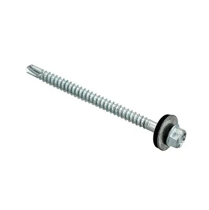 Фото №0 Саморез 4,8х70 HARDWEX оцинкованный под насадку для крепления кровельного листа к деревянным конструкциям 00000002034