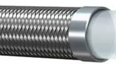 фото Шланг PTFE (тефлон), гладкий, 1 оплетка, DN 3/4'' (90 бар)