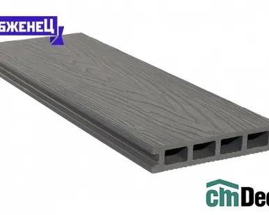 фото Террасная доска из ДПК CM Decking "Vintage" цвет: Эбен, 140x25 мм (цена м2)
