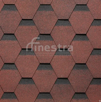 Фото №0 Гибкая черепица Docke PIE GOLD Шеффилд Клубника 3м2/уп