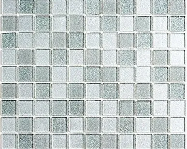 фото Мозаика BONAPARTE Shine Silver 300х300 стеклянная