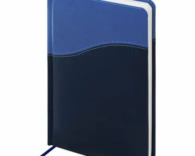 фото Ежедневник недатированный А5 160 л. БРАУБЕРГ синий (123327)