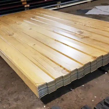 Фото №0 Профнастил С-8 0,4 Printech Log (Светлое дерево)