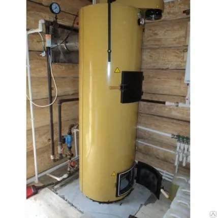 Фото №0 Монтаж систем отопления на дровах или угле.