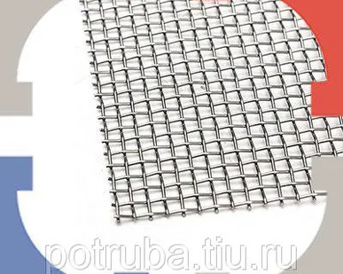 фото Сетка нержавеющая 0,6х2х2 12Х18Н10Т, ширина 1000
