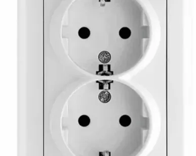 фото Розетка 2-я з/к VI-KO CARMEN БЕЛЫЙ