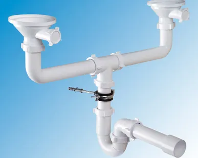 фото Сифон ОРИО (1-1/2&quot;х40 мм) прямоточный двойной D-113мм труба.40х40х50мм