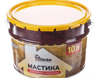 фото Мастика для гибкой черепицы Docke, 10л
