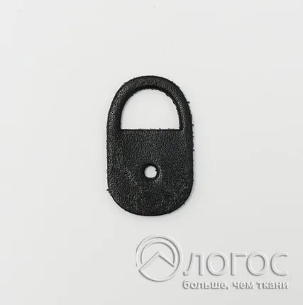 Фото №0 Заплатки декор.пришивн. кожа И 19 "замок", черный, черный