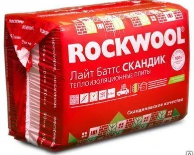 фото Теплоизоляция Rockwool ЛАЙТ БАТТС СКАНДИК Роквул 50