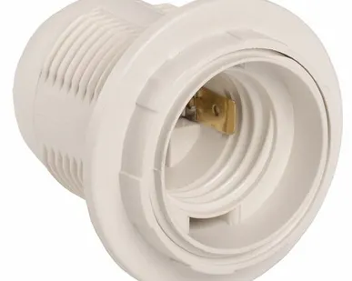 фото Патрон Е27 пластик с кольцом, белый (Ппл27-04-К12) EP...