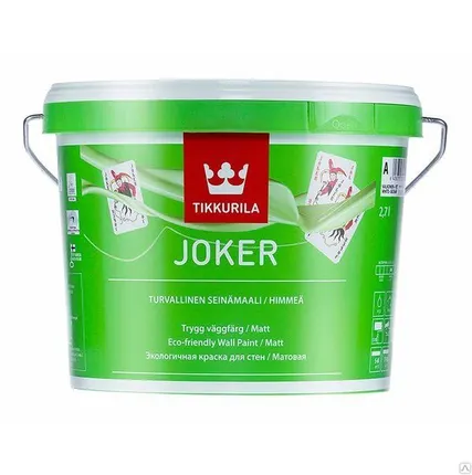 Фото №0 Краска TIKKURILA JOKER A матовая 9л