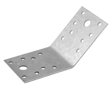 фото Уголок крепежный 70х70х55х2 мм 135 град цинк