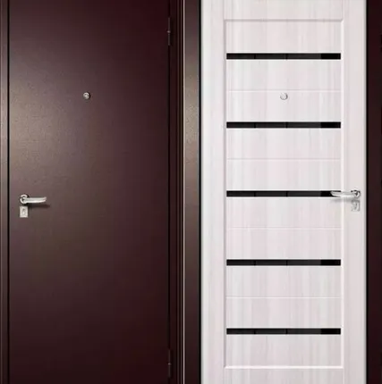 Фото №0 Дверь входная Good Lite 1 / Элит Строй (Сибирь-Профиль) металл/царга, Антик медь/Ясень белый 2050х860мм, ПРАВАЯ