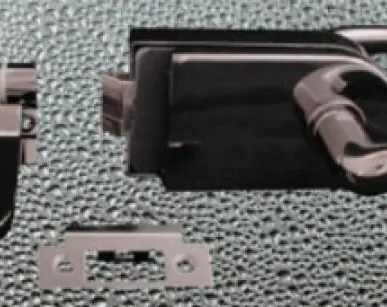 фото Комплект GL- 3 10P (102), дверная защелка, BN черный никель