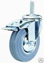 фото Опора колесная с тормозом SCtb55f (18) d125