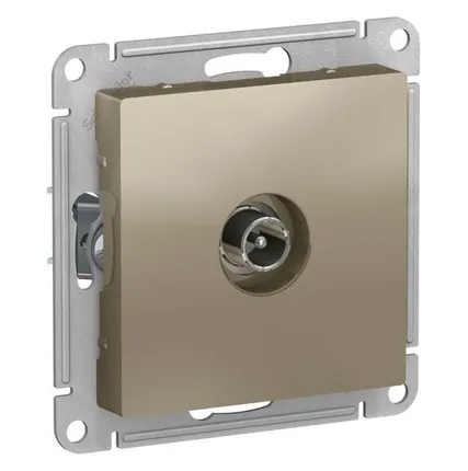 Фото №0 Механизм розетки TV оконечной AtlasDesign 1DB шампань SchE ATN000591