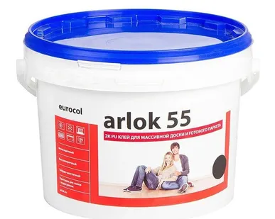 фото Клей для массивной доски и готового паркета 2K PU Forbo Arlok 55, 7 кг