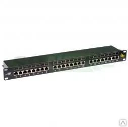 фото Экранированная патч панель 19" 1U 24xRJ-45/Krone, кат 5e, Exalan+