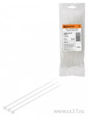 Фото №0 Хомут 3,6х200мм нейлон (белый)