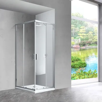 Фото №0 Vincea Scala душевой уголок VSS-2SC900CL 90х90 хром, стекло прозрачное