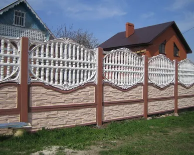 фото Заборы железобетонные