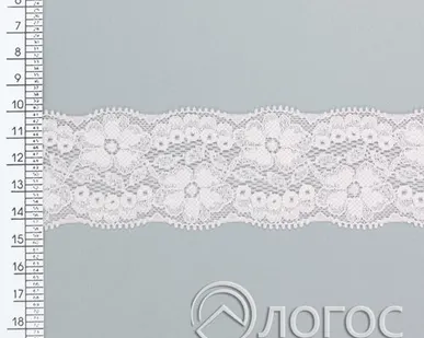фото Кружево стрейч 106174, св.розовый