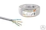 фото Кабель витая пара народный U/UTP Cat 5e 4х2х24AWG CCA (25м) PVC, серый