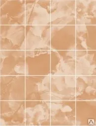 фото Панель ХДФ Малахит терракотовый ПО рустованная 1220*2440