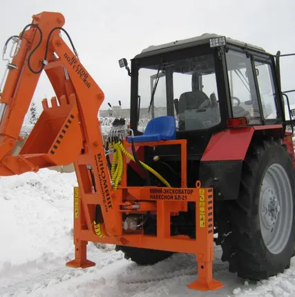 Фото №0 Экскаватор на заднюю навеску (глубина копания до 2,8м и 3,6 м) Экскаватор для МТЗ-82.1