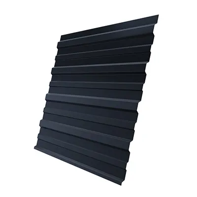 Фото №0 Профнастил С-10 0,45 RAL 7024 мокрый асфальт 2 м