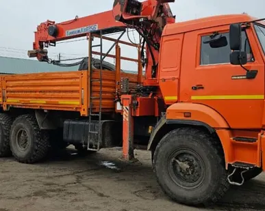 фото Кран манипулятор-вездеход Канглим