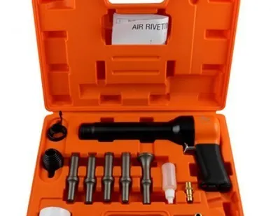 фото Клепальный молоток ударного действия AIRPRO RH-9509XK с набором оправок