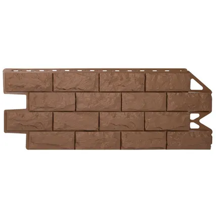 Фото №0 Фасадная панель (АП) "ФАГОТ" ЭКО Терракотовый 1160*450 мм (раб.размер 1015*427)