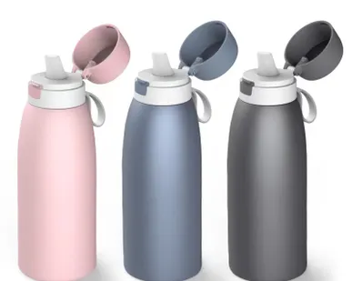 фото Portable 750 ml bottled water extruded sports water bottle travel outdoor water bottle filter