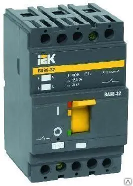 Фото №0 Автомат ВА 16А 3Р 12, 5кА ВА88-32 IEK SVA10-3-0016
в