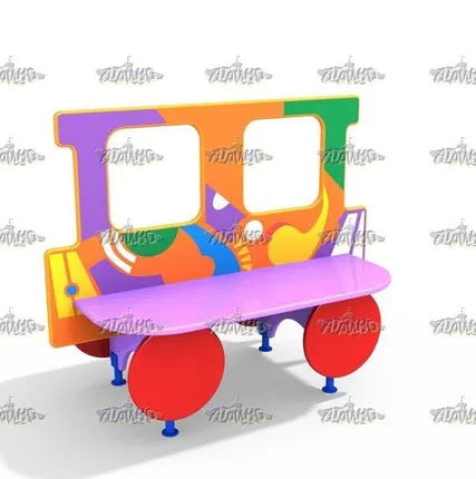 Фото №0 Лавочка Вагончик Граффити