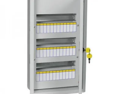 фото Щит встраиваемый металлический ЩРв-36з IP31 с замком ИЭК