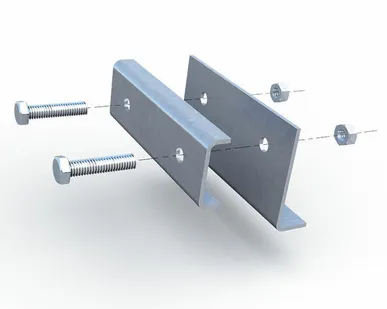 фото Крепление за фальц кровельного ограждения Американка