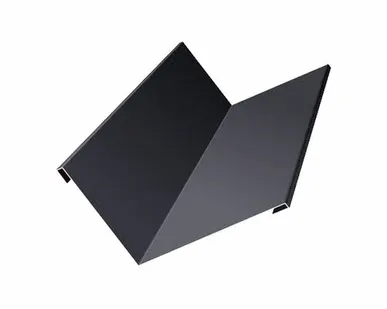 фото Ендовая планка верхняя 145 х145 мм 2,5 м графит